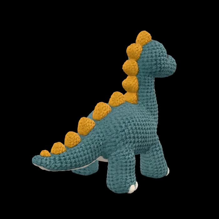 根據照片生成的毛線恐龍 3D 模型