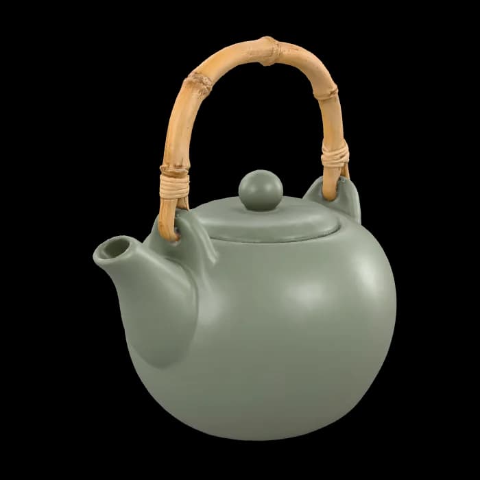 根據照片生成的陶瓷茶壺 3D 模型